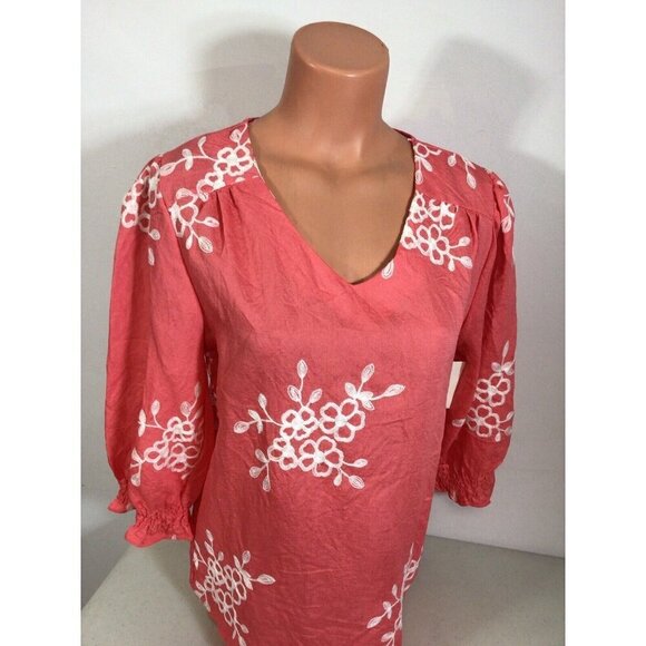 Sapphire Embroidered Blouse Womens Medium New - Picture 2 of 8